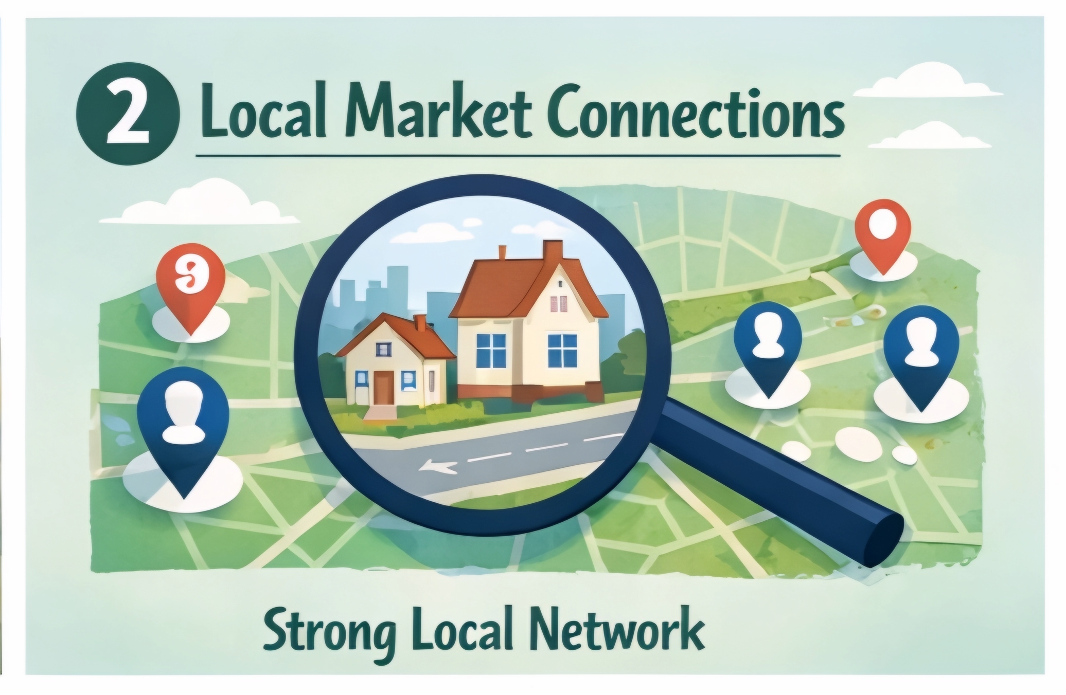 Good connections in the local market